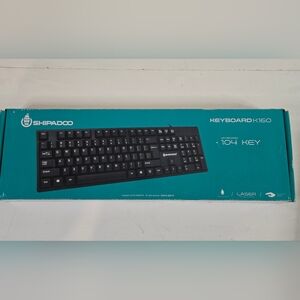 Shipadoo K160 140 key wired keyboard new in box